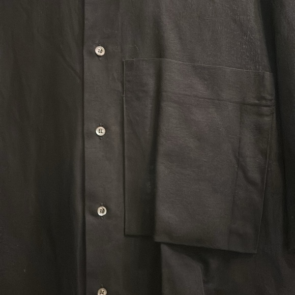 Men’s Vintage Studio Ferrè linen shirt - Picture 5 of 9
